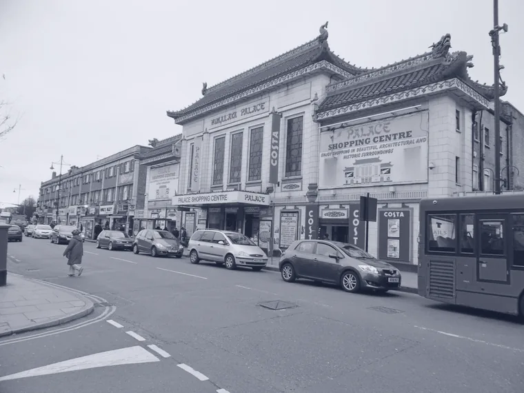 The former Himalaya Palace Cinema on South Road, Southall